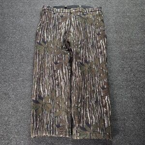 Vintage Cabelas Whitetail Clothing Pants Mens 40 Wool Goretex Realtree 90s Bark